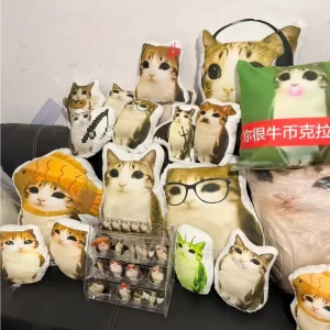 Meowl Series Pillows（Double‑Sided Print）