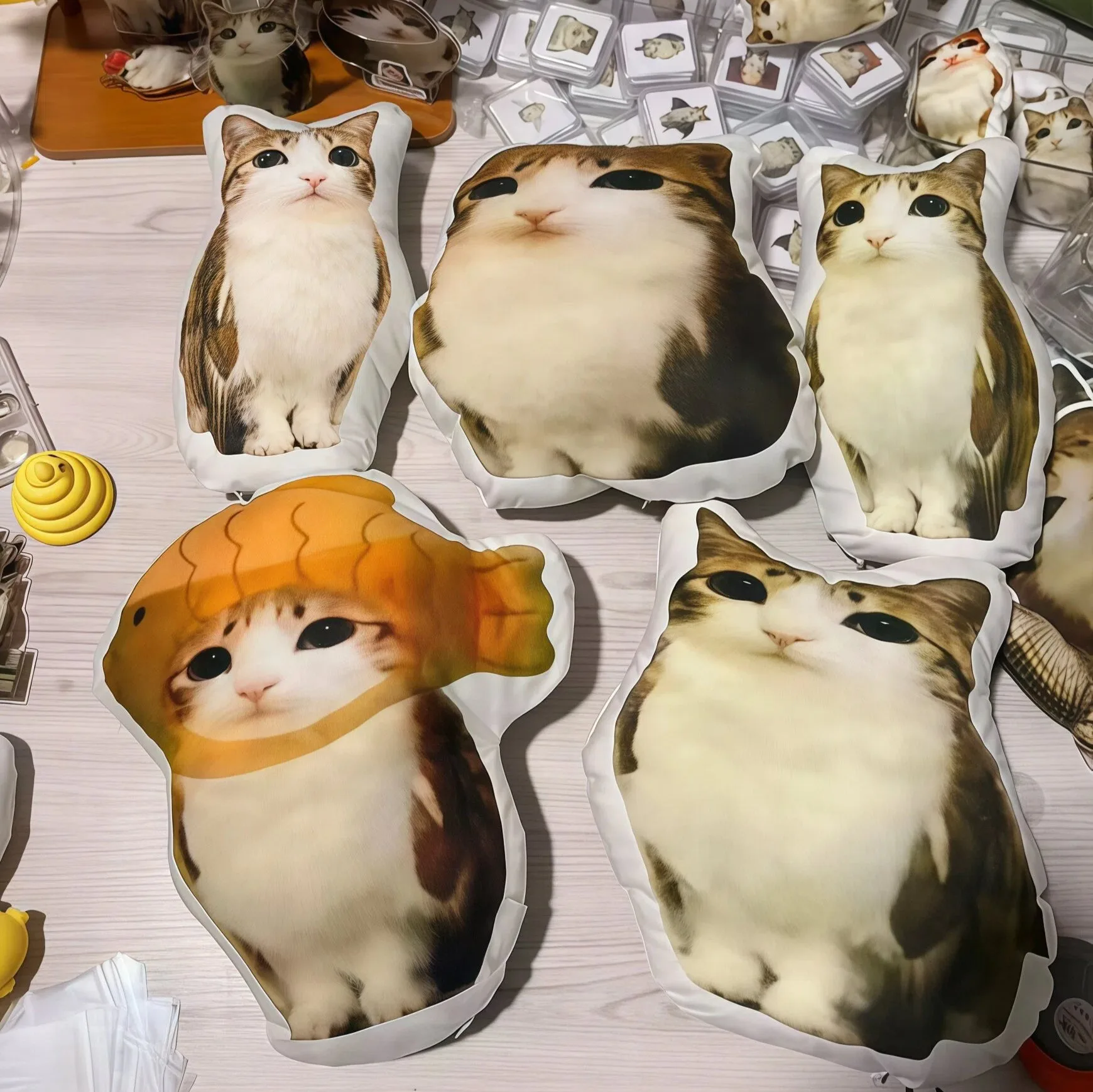 Meowl Series Pillows（Double‑Sided Print）