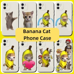 Banana Cat iPhone Case