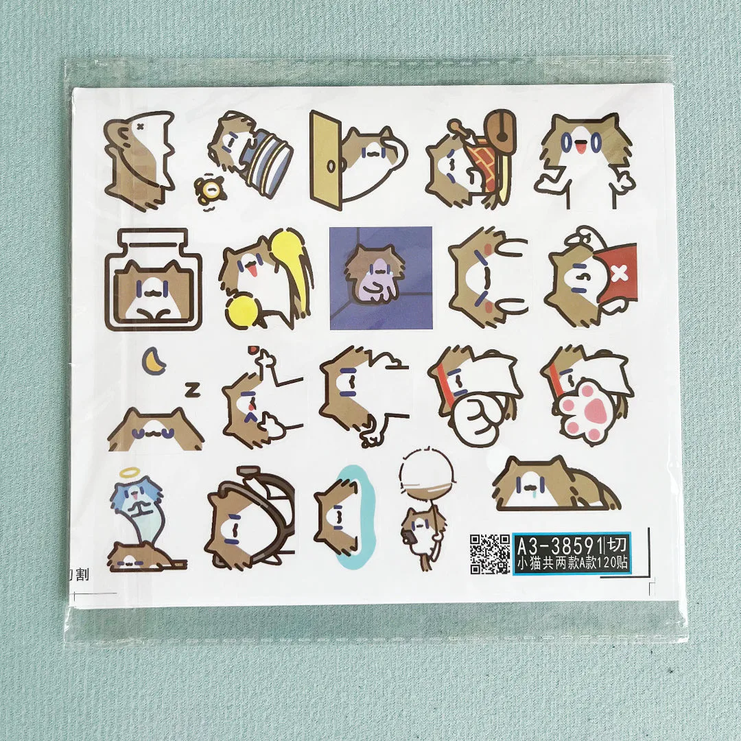 120 emojis stickers for 'Monthly Salary Cat'