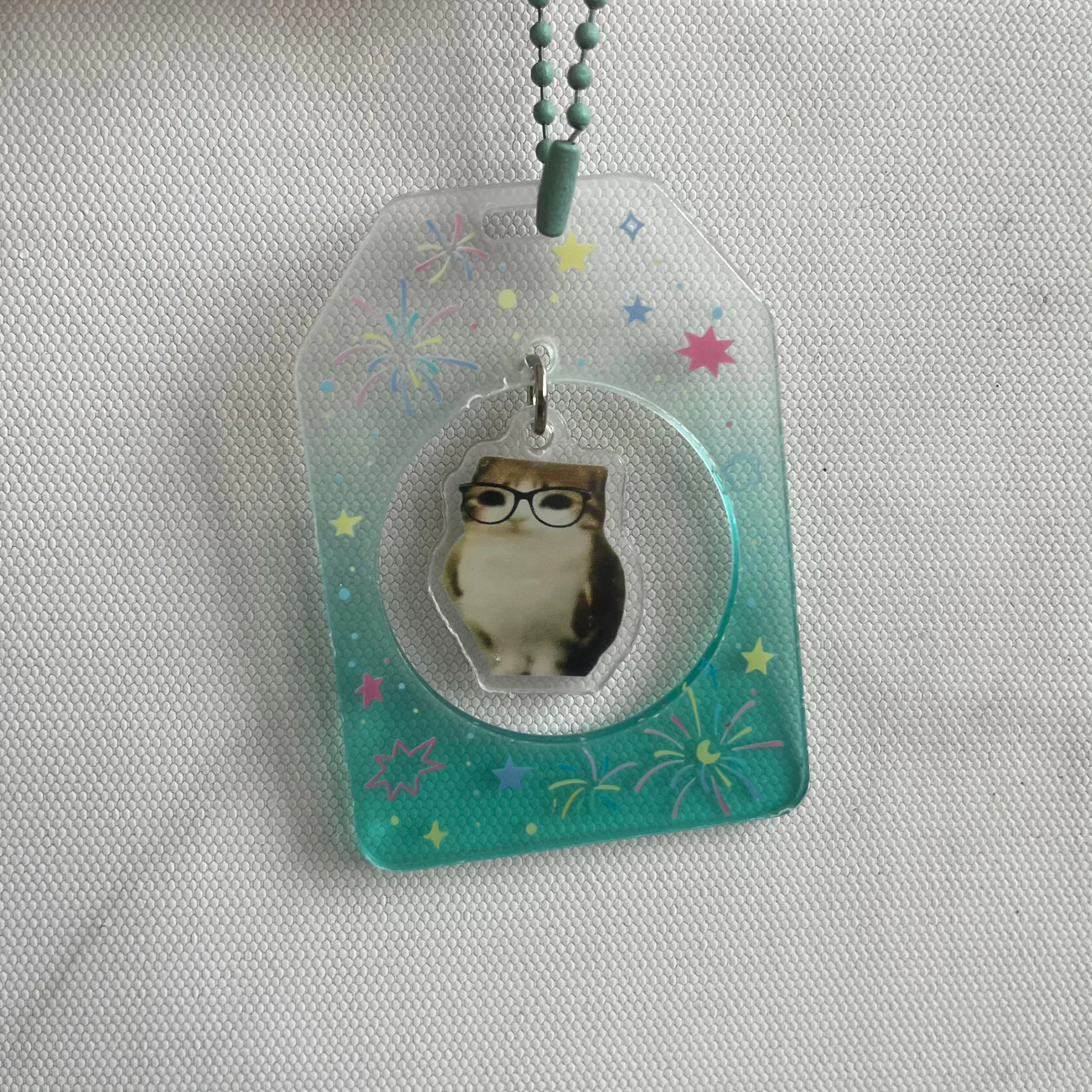 Meowl Acrylic Charm