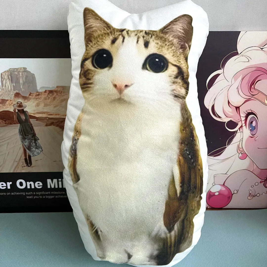 Standard Version Meowl Pillow（Double‑Sided Print）
