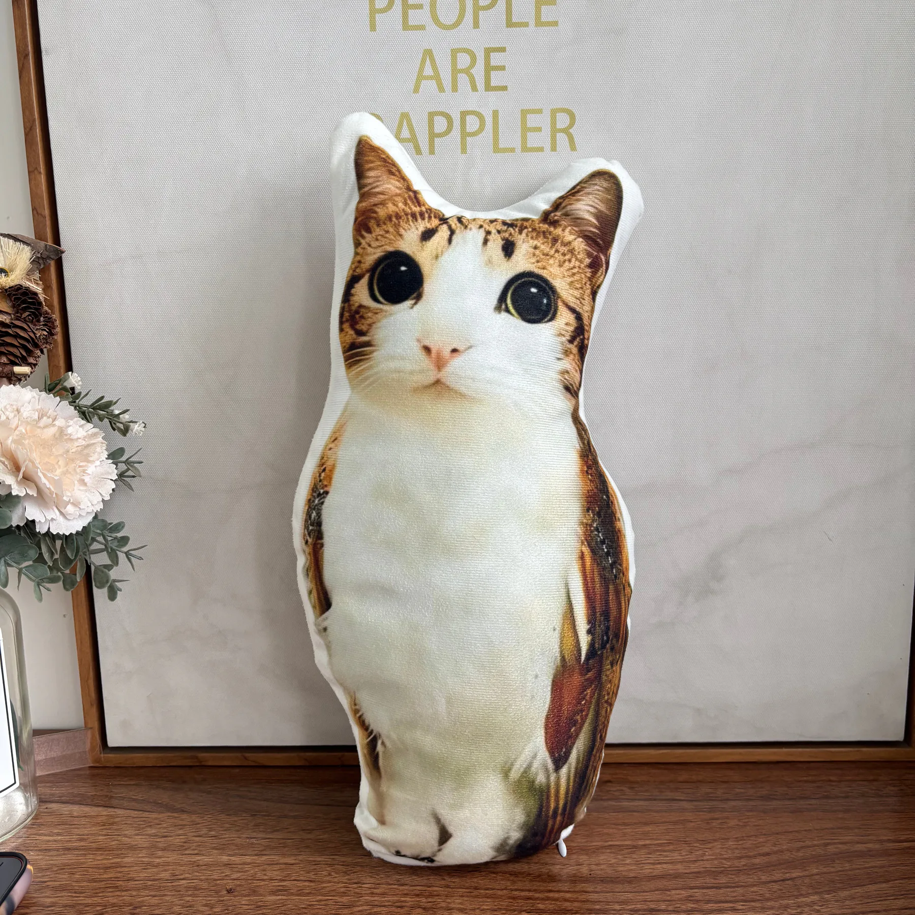 Standard Version Meowl Pillow（Double‑Sided Print）