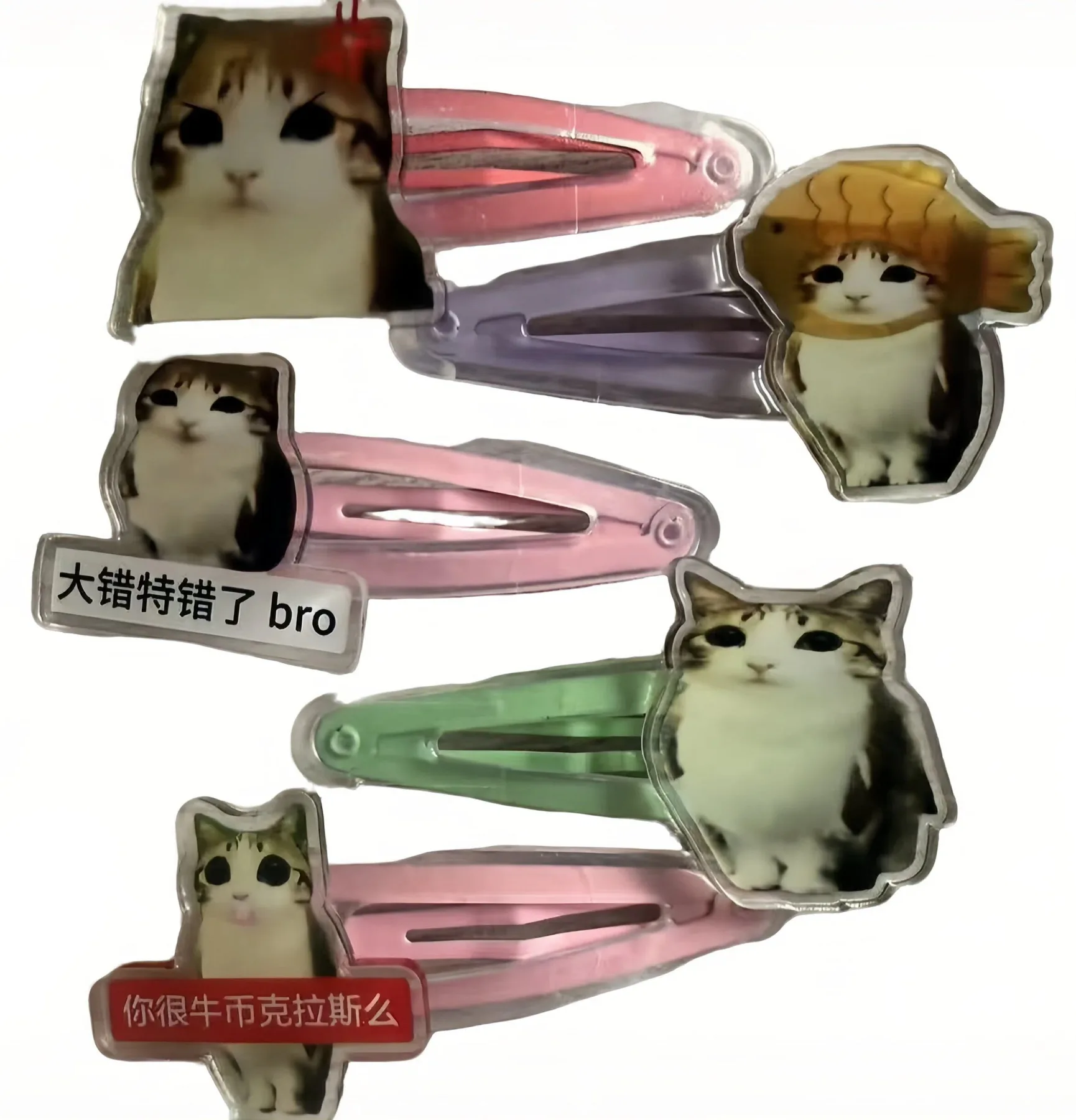 Meowl Series Hair Clips