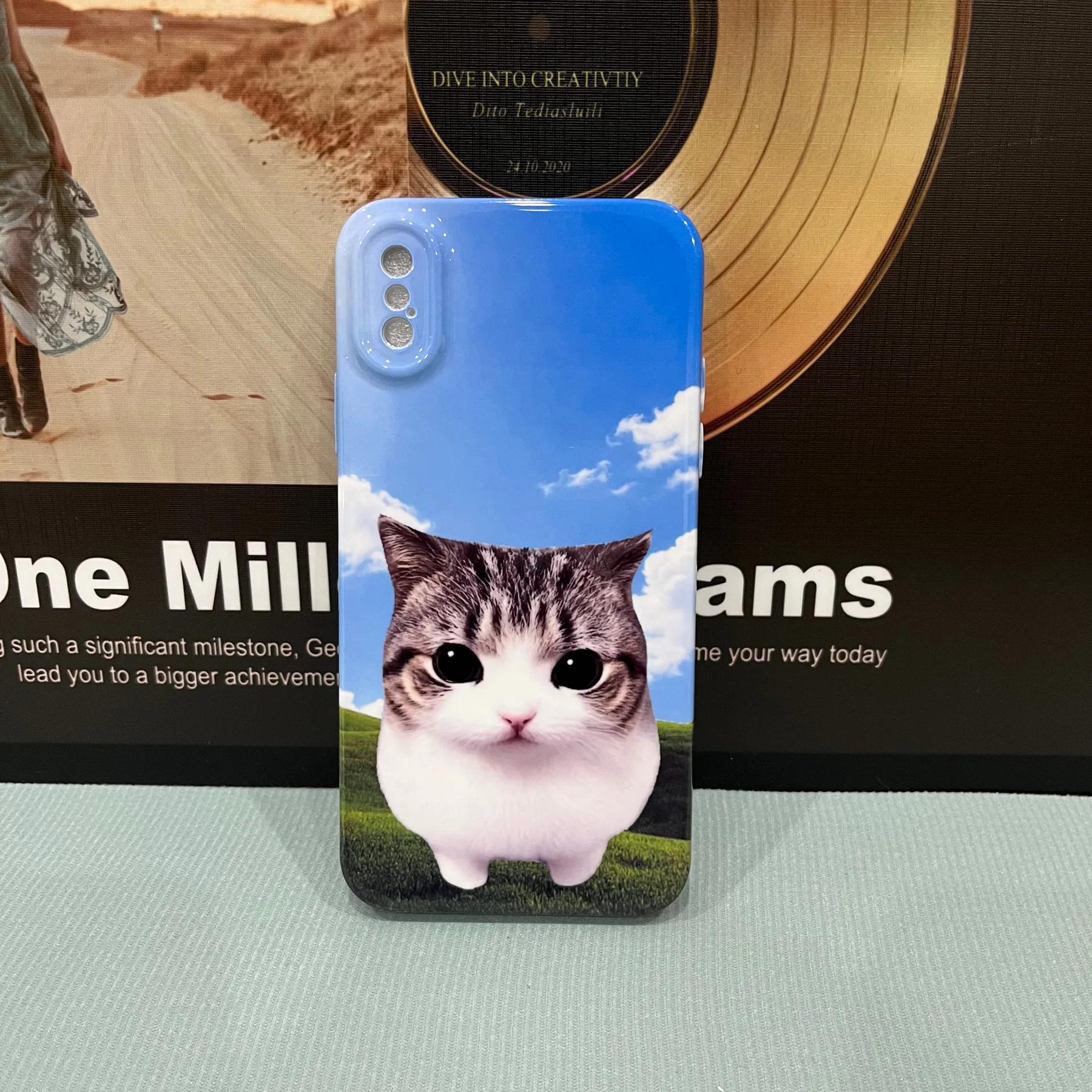 Crunchy Triangle Cat Series Phone Case
