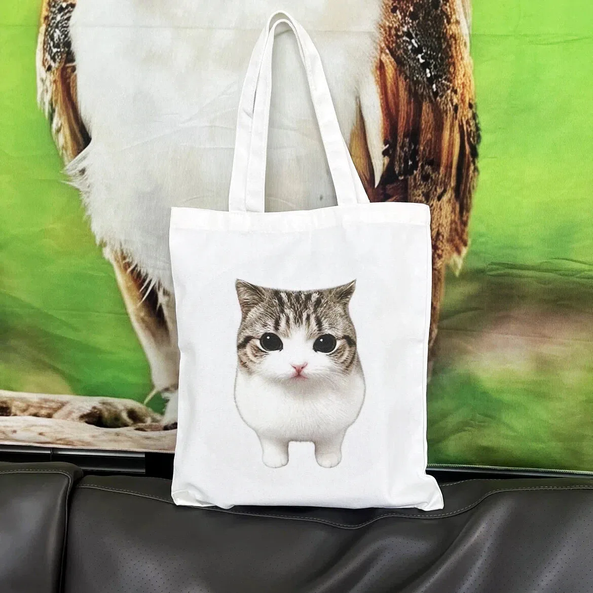 Meowl Canvas Tote Bag