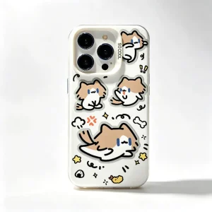 Cartoon Monthly‑Salary Cat with Paws for iPhone