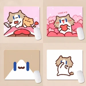 Monthly‑Salary Cat Mouse Pad, Cute Office Desk Mat