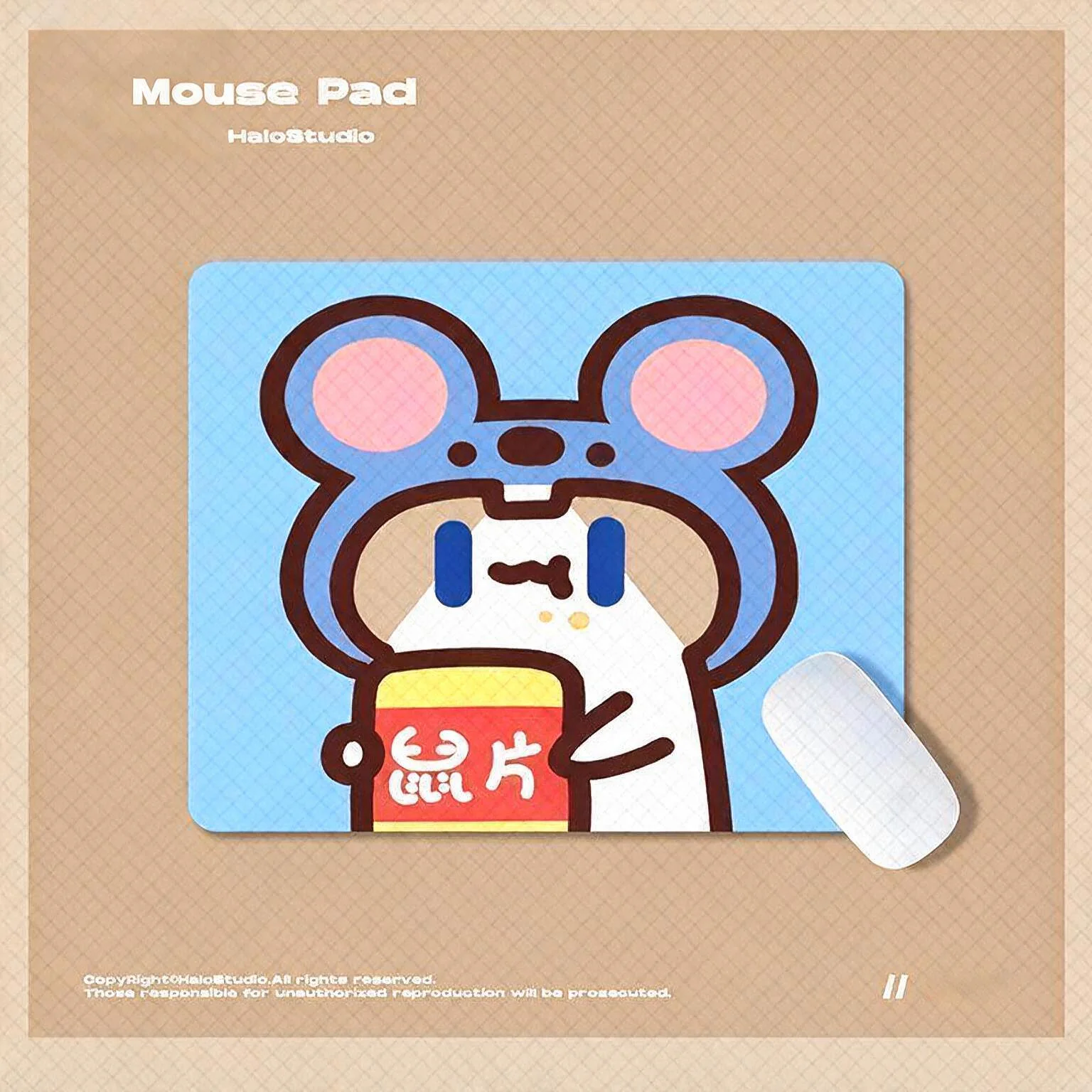 Monthly‑Salary Cat Mouse Pad, Cute Office Desk Mat