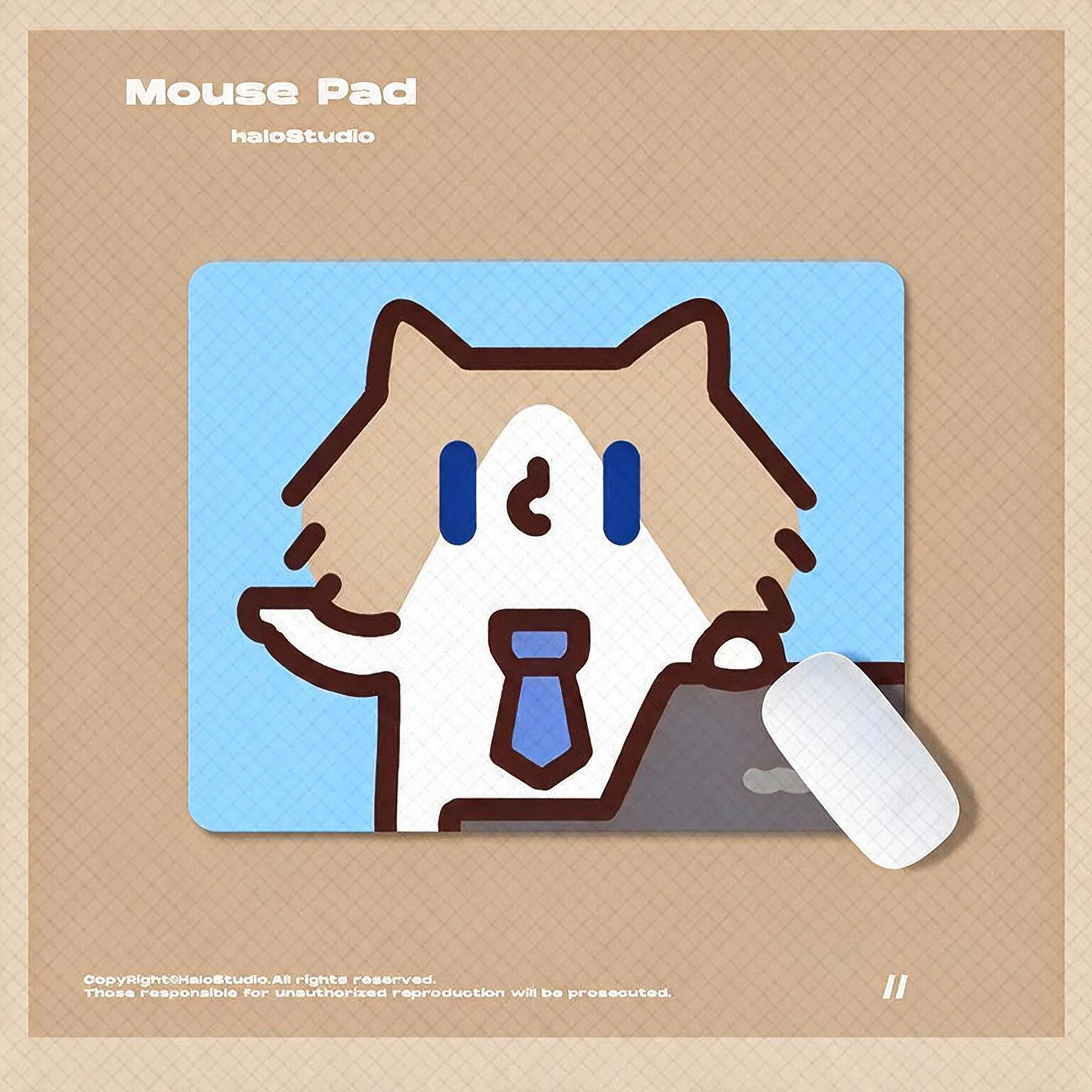 Monthly‑Salary Cat Mouse Pad, Cute Office Desk Mat