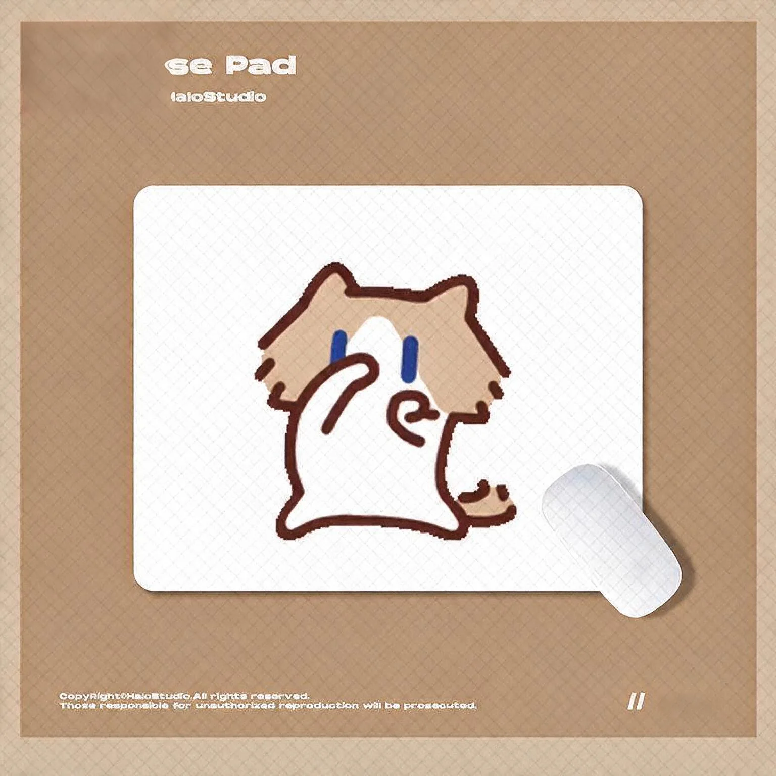 Monthly‑Salary Cat Mouse Pad, Cute Office Desk Mat